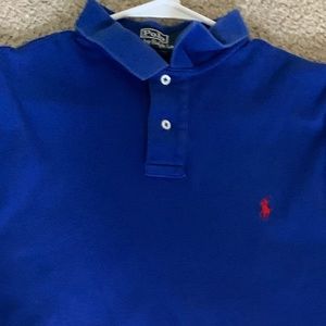 Ralph Lauren Soft Royal Blue Polo Red Horse Small